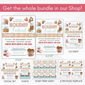 Church Christmas festival bazaar printable invitation